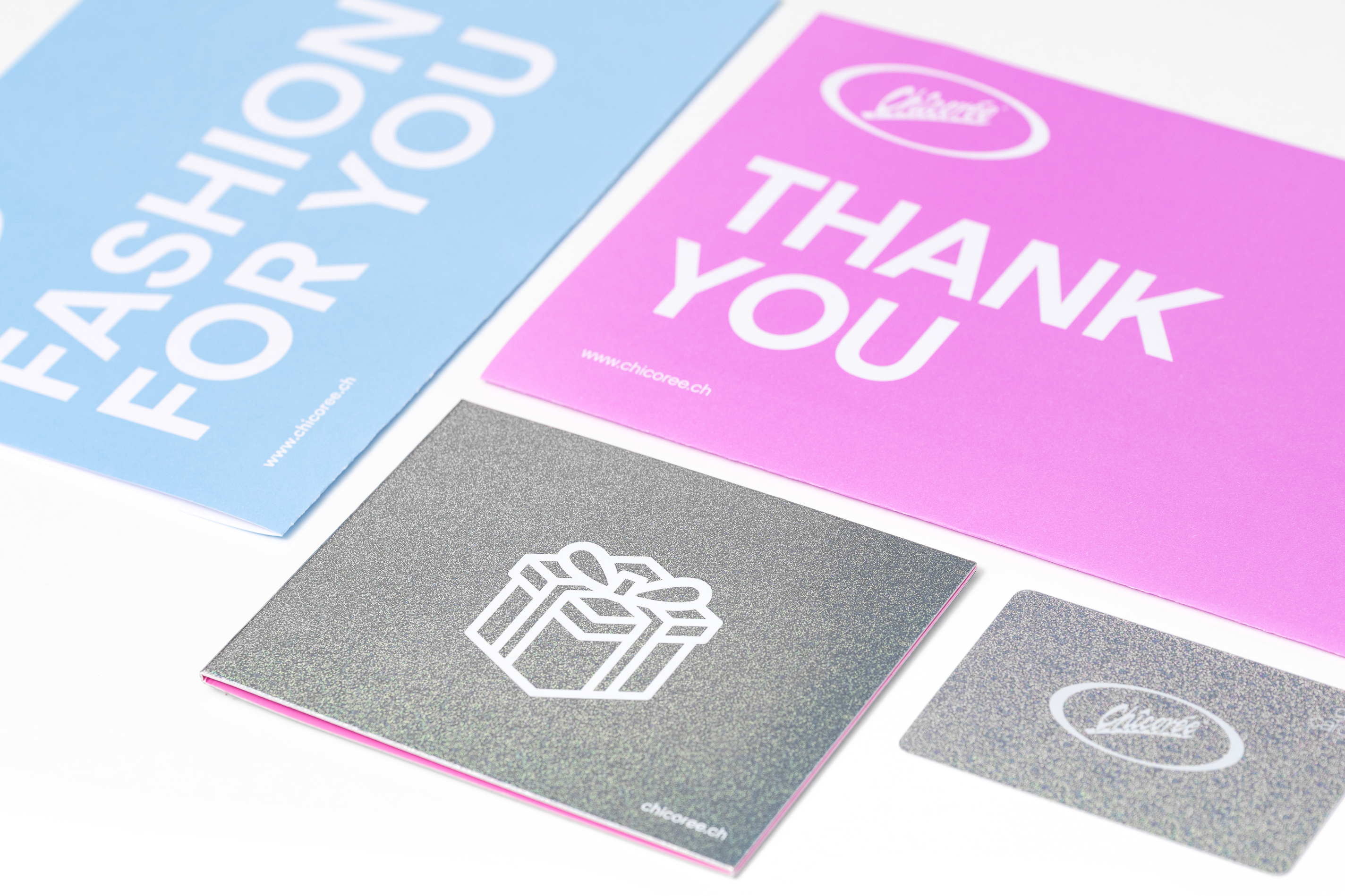 Chicorée Geschenkkarte mit Grusskarte